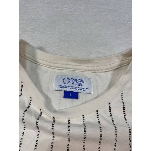 Lebron More Than An Athlete Uninterrupted Performance T-Shirt Men's L White - Picture 3 of 10